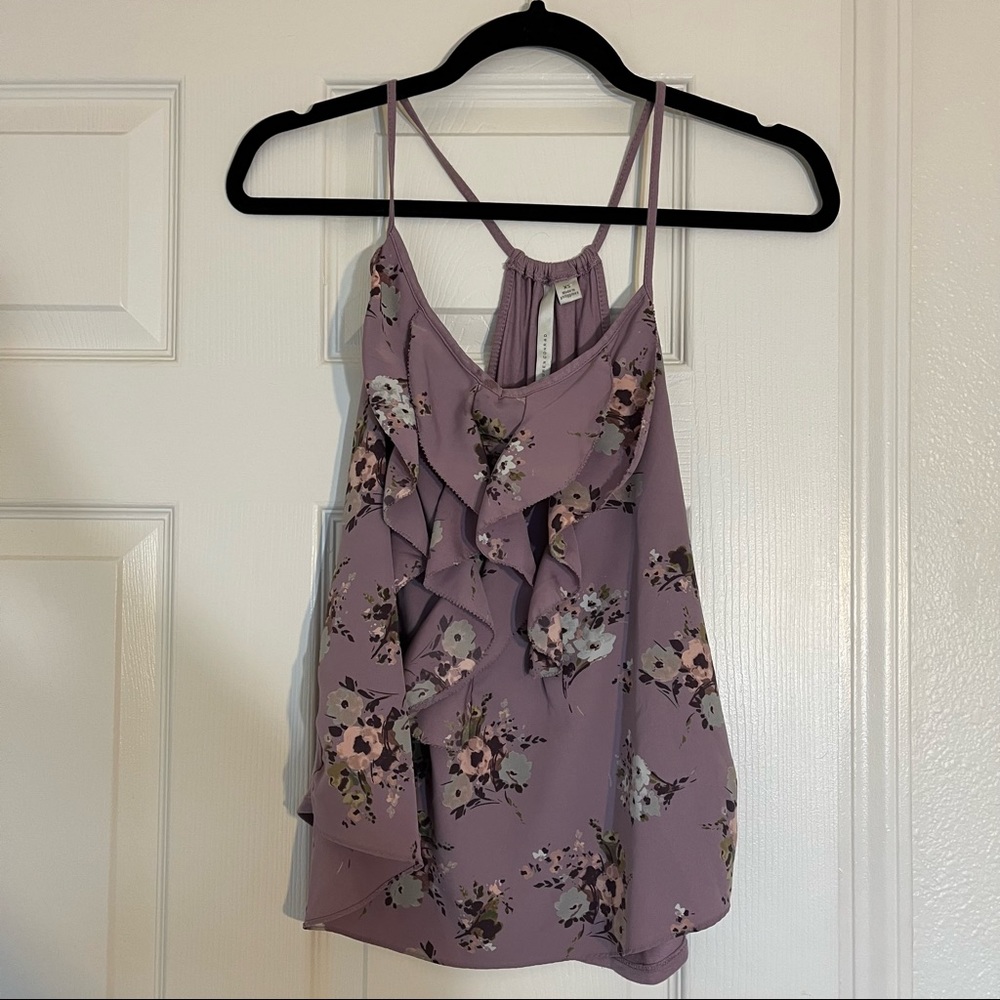Floral LC Lauren Conrad Tank Top